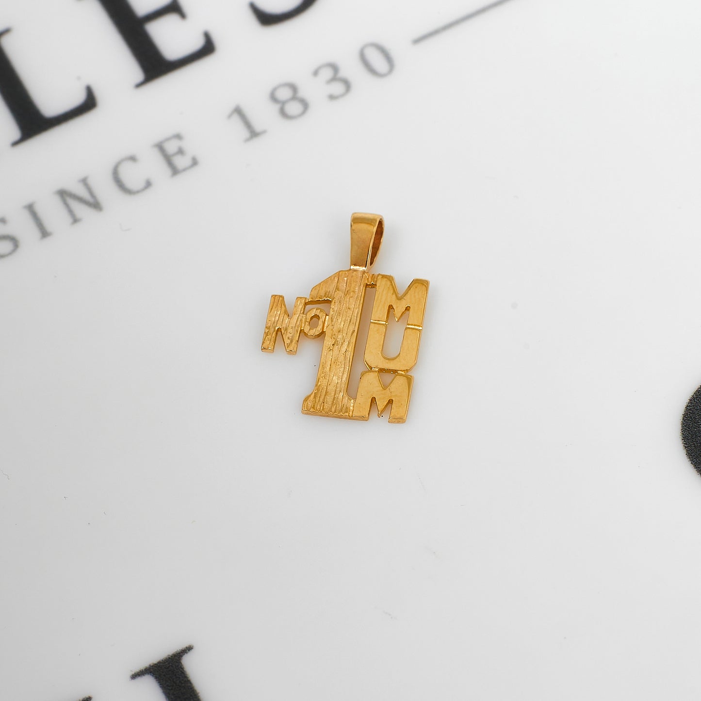 Pre-Owned 9ct Gold No 1 Mum Pendant