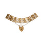 Pre-Owned 9ct Gold Bar Gate Bracelet 7.5 Inch