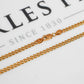 Pre-Owned 9ct Gold Hollow Curb Chain Necklace 20 Inch