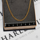 Pre-Owned 9ct Gold Hollow Curb Chain Necklace 20 Inch