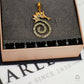 Pre-Owned 9ct Gold Chrysoberyl Seahorse Pendant