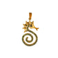 Pre-Owned 9ct Gold Chrysoberyl Seahorse Pendant 