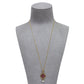 Pre-Owned 9ct Glass Filled Ruby & Cultured Pearl Necklace