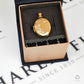 Pre-Owned 9ct Gold & Single Diamond Flower Design Locket