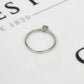 Pre-Owned 9ct White Gold & Diamond Solitaire Ring Size P.5