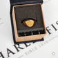 Pre-Owned 9ct Gold High-Polish Round Signet Ring Size N.5