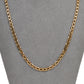 Pre-Owned 9ct Gold Hollow Anchor Chain Necklace 20 Inch