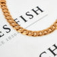Pre-Owned 9ct Gold Curb Chain Bracelet 8.5 Inch