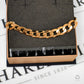 Pre-Owned 9ct Gold Curb Chain Bracelet 8.5 Inch