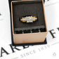 Pre-Owned 18ct Gold & 4 Princess Cut Diamond Ring Size Q