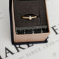 Pre-Owned 18ct Gold Pear Cut Diamond Shoulder Set Ring