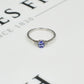 Pre-Owned 9ct White Gold Tanzanite & Diamond Ring Size M