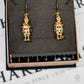 Pre-Owned 9ct Gold & Multicolor CZ Clown Earrings