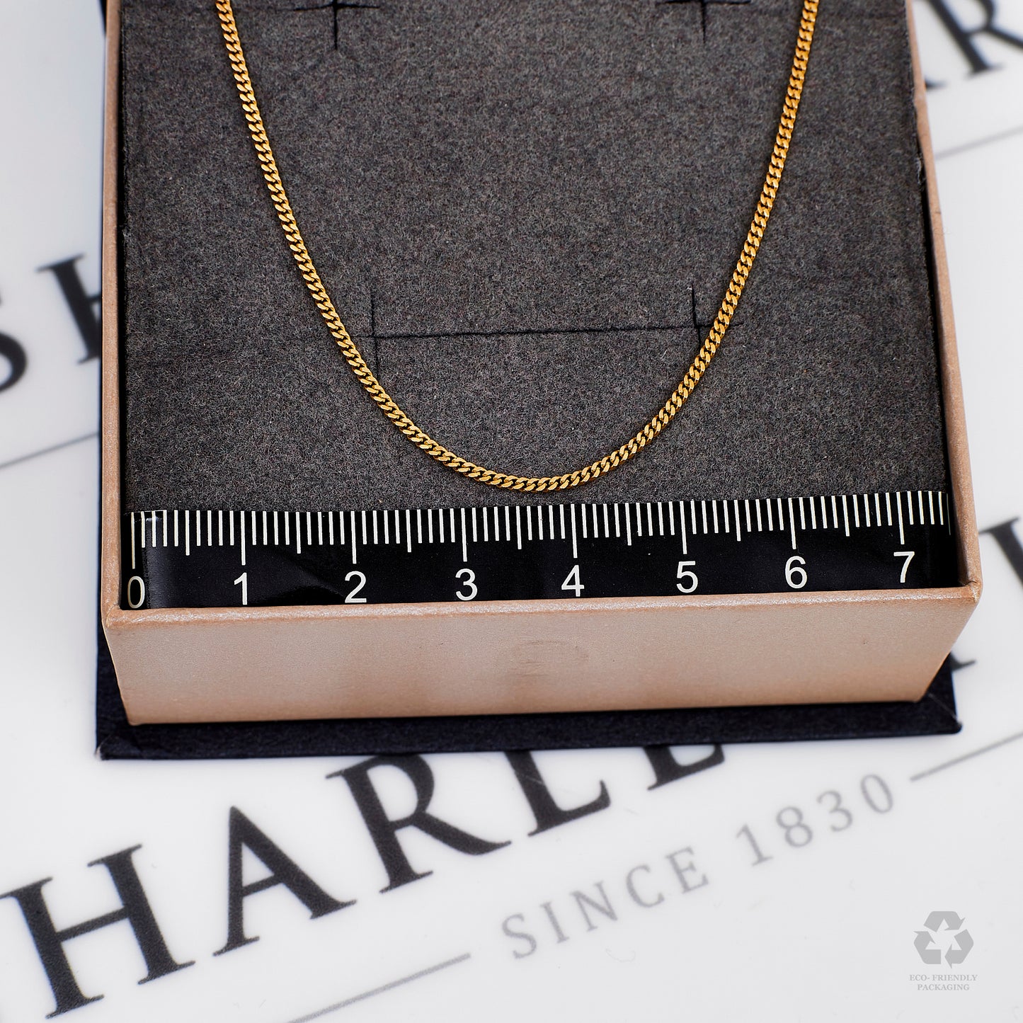 Pre-Owned 9ct Gold Curb Chain Necklace 18 Inch