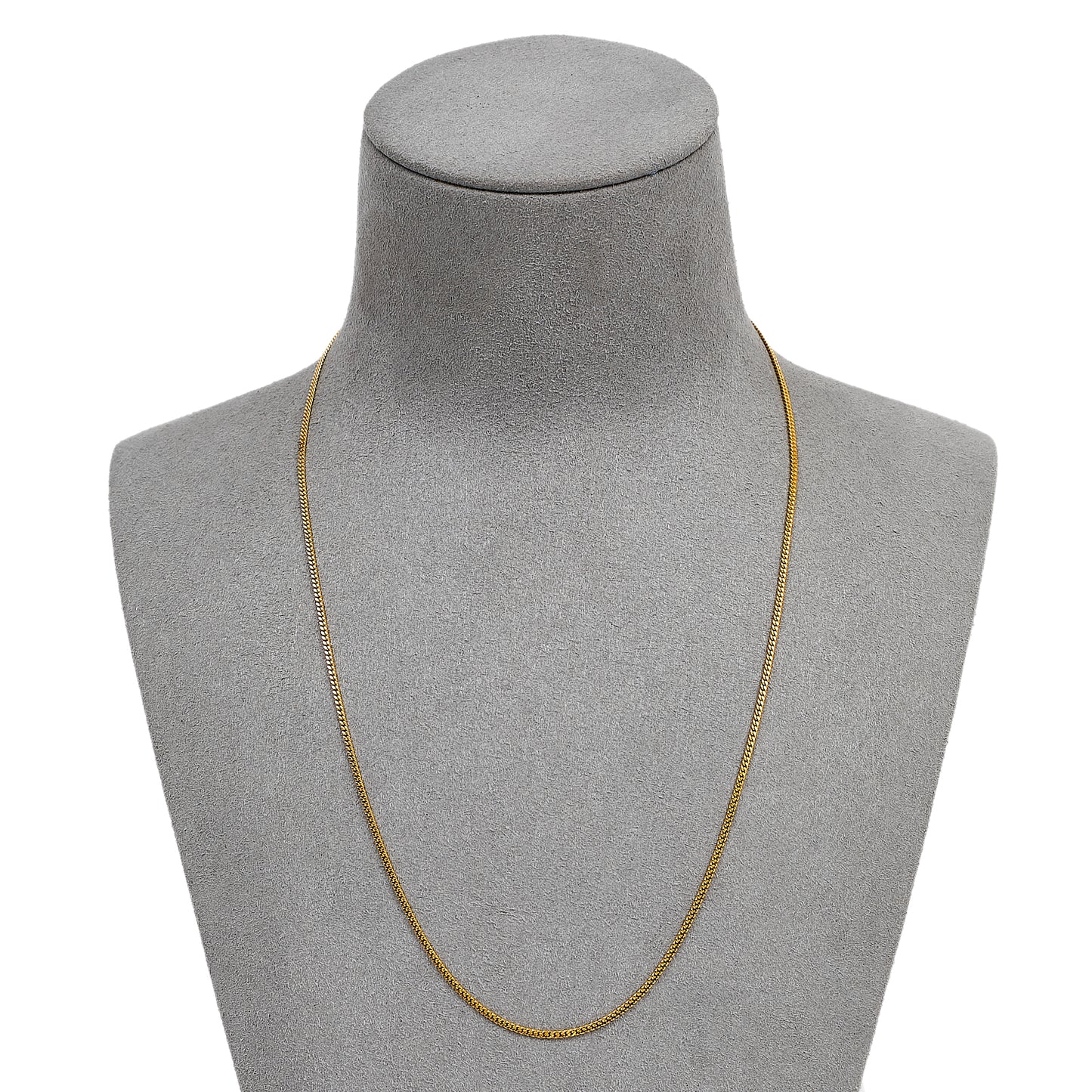 Pre-Owned 9ct Gold Curb Chain Necklace 18 Inch