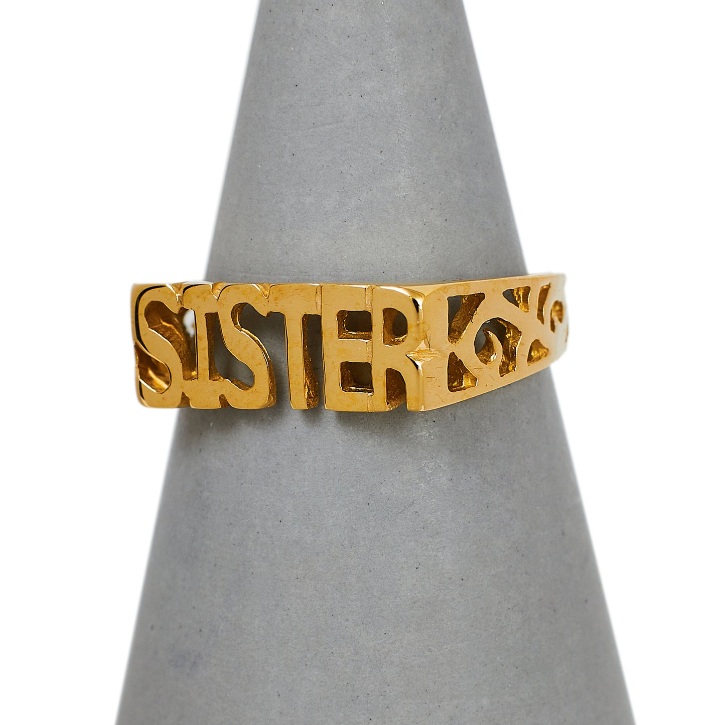 Pre-Owned 9ct Gold SISTER Cherish Ring Size K
