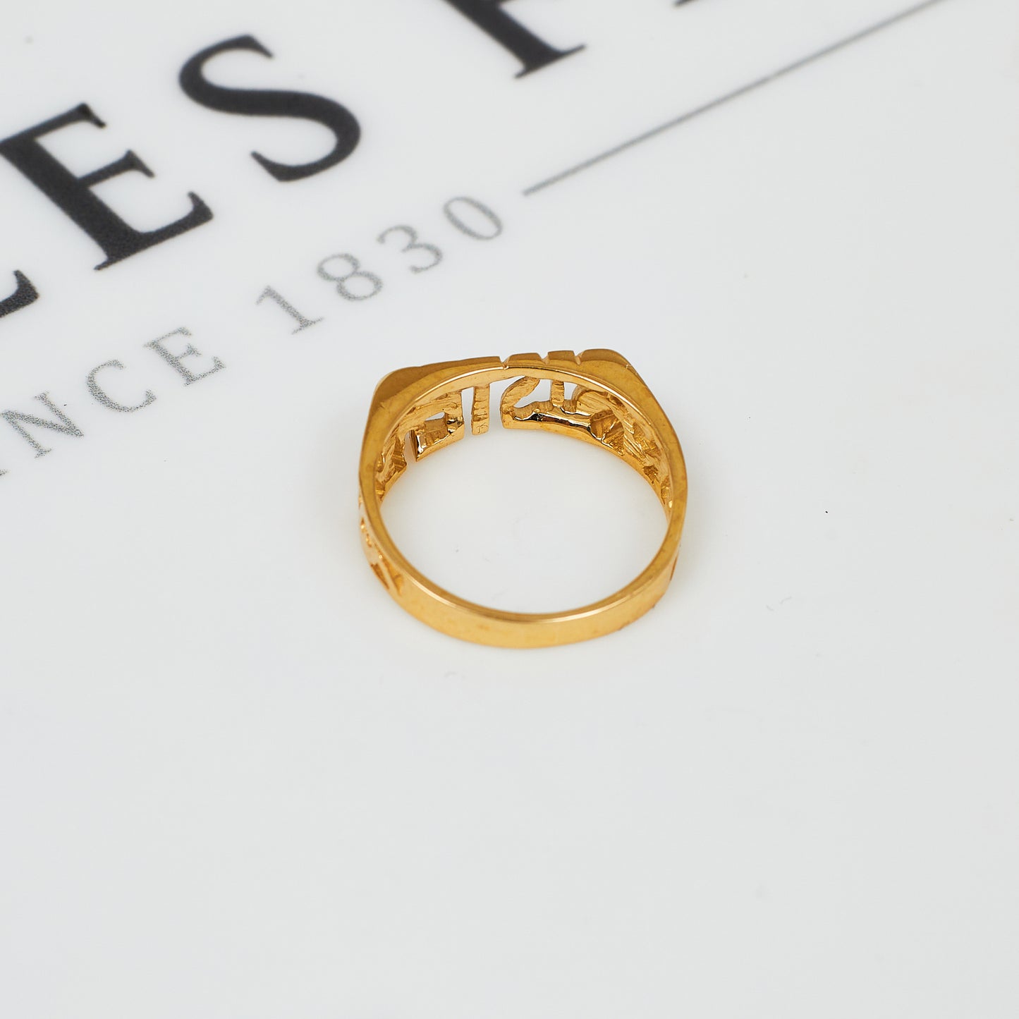 Pre-Owned 9ct Gold SISTER Cherish Ring Size K