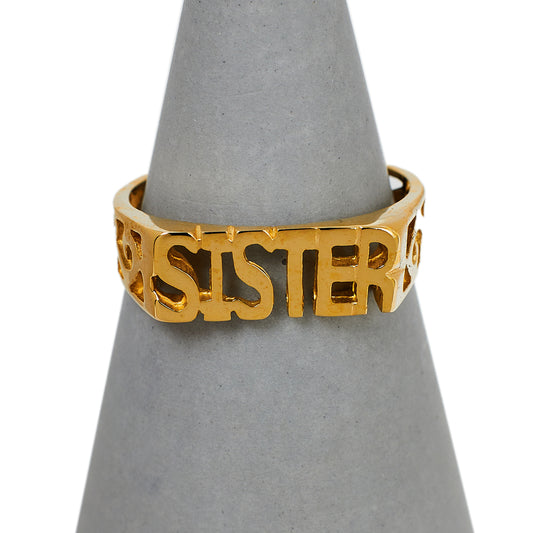 Pre-Owned 9ct Gold SISTER Cherish Ring Size K