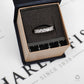 Pre-Owned 9ct Gold 7 CZ Set Ring Size P.5