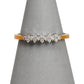 Pre-Owned 9ct Gold 16 Diamond Dress Ring Size Q