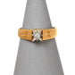 Pre-Owned 18ct Gold & Diamond Star Setting Ring Size M