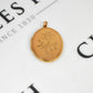 Pre-Owned 9ct Gold Flower Design Oval Locket