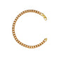Pre-Owned 9ct Gold Curb Chain Bracelet 8.5 Inch