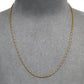 Pre-Owned 9ct Gold Interlocking Link Necklace 16 Inch