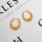Pre-Owned 9ct Gold Creole Twist Hoop Earrings