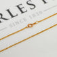 Pre-Owned 14ct Gold Box Link Chain Necklace 28 Inch