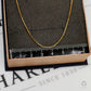 Pre-Owned 14ct Gold Box Link Chain Necklace 28 Inch