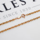 Pre-Owned 9ct Gold Prince Of Wales Necklace 24 Inch