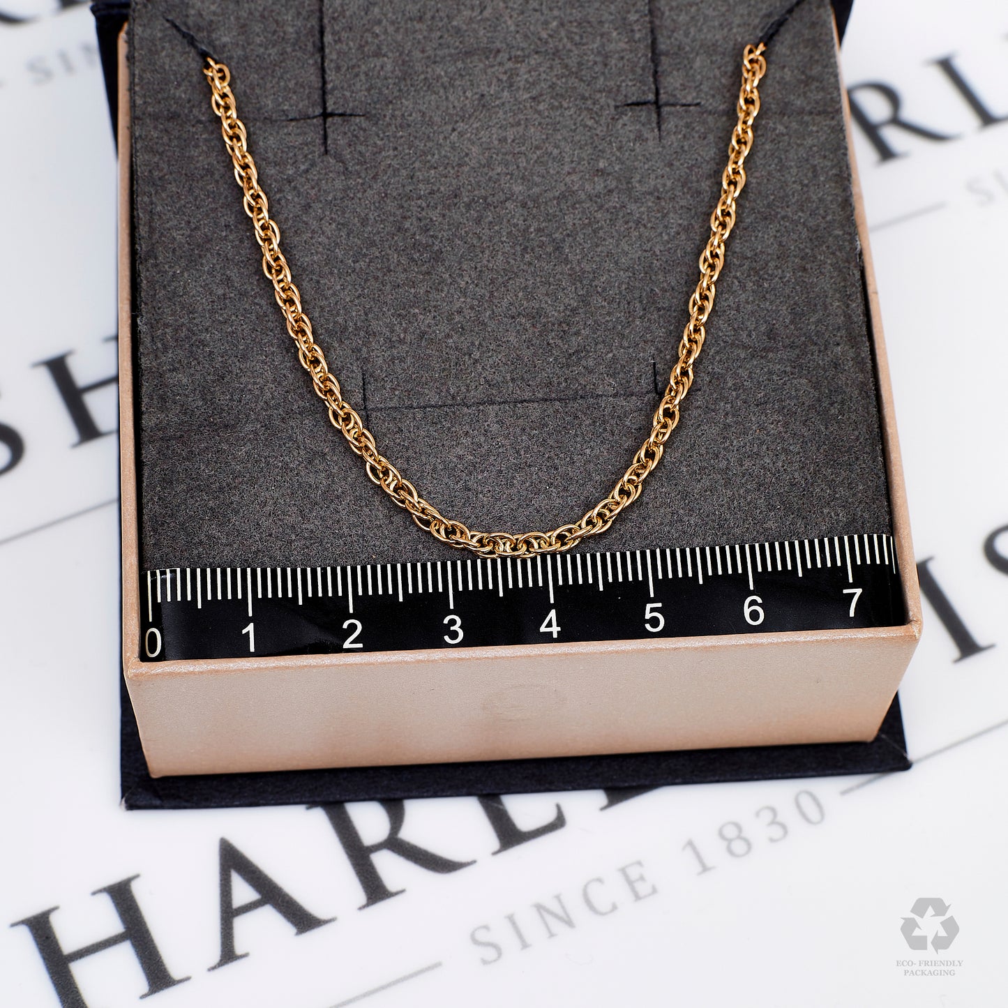 Pre-Owned 9ct Gold Prince Of Wales Necklace 24 Inch