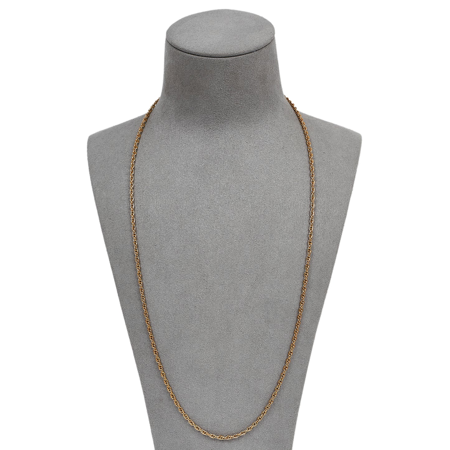 Pre-Owned 9ct Gold Prince Of Wales Necklace 24 Inch
