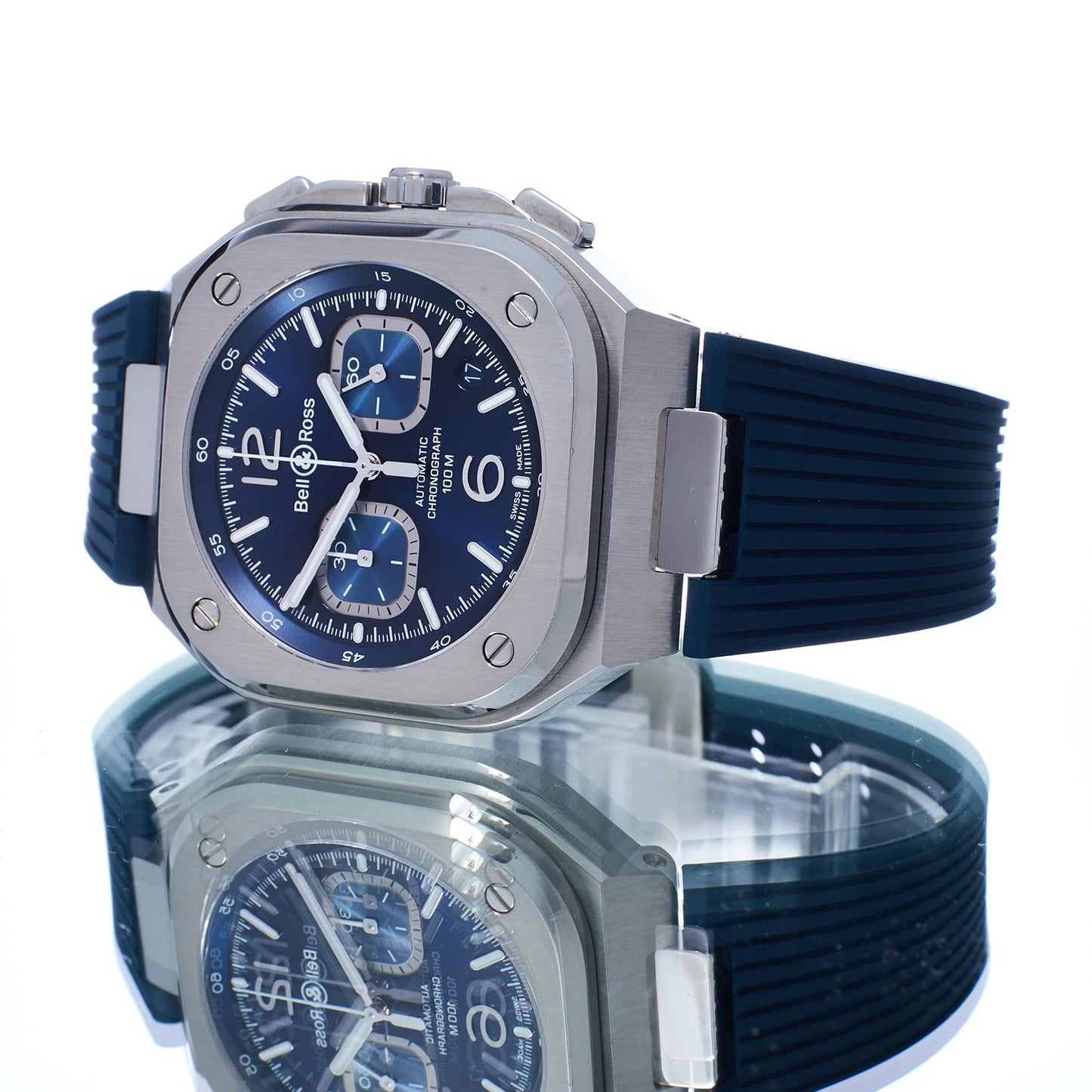 Pre-Owned Bell & Ross BR 05 Chrono BR05C-BU-ST/SRB