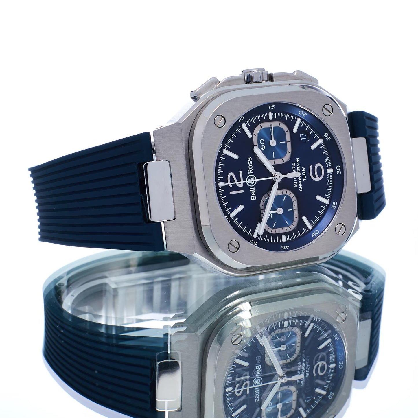 Pre-Owned Bell & Ross BR 05 Chrono BR05C-BU-ST/SRB