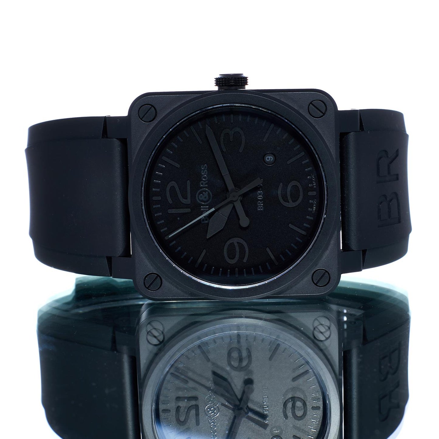 Pre-Owned Bell & Ross BR 03-92 Ceramic BR0392-PHANTOM-CE