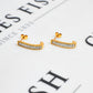 Pre-Owned 18ct Gold 8 Princess Cut Diamond Earrings