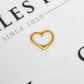 Pre-Owned 9ct Gold Floating Heart Pendant