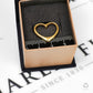 Pre-Owned 9ct Gold Floating Heart Pendant