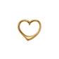 Pre-Owned 9ct Gold Floating Heart Pendant