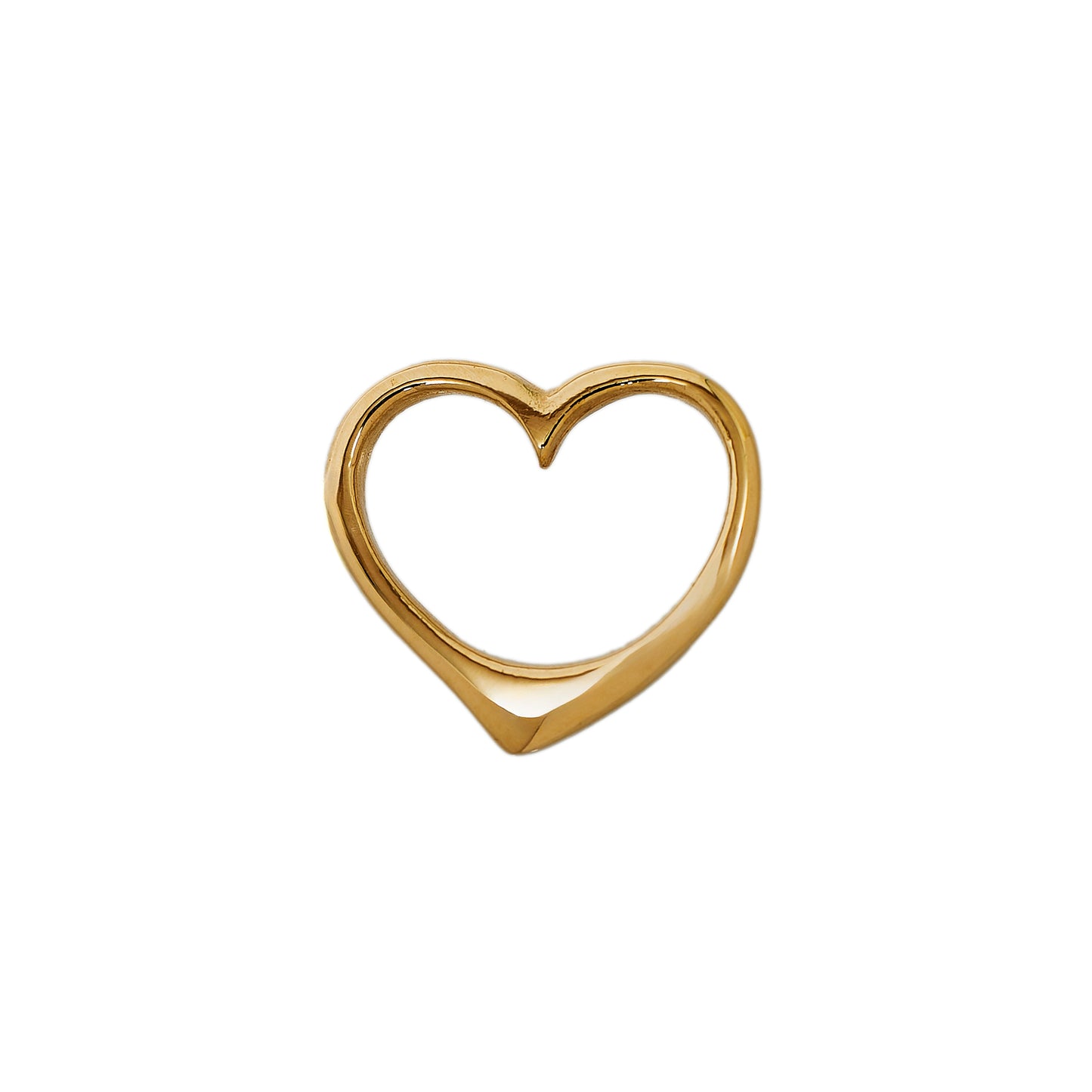 Pre-Owned 9ct Gold Floating Heart Pendant