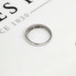 Pre-Owned 14ct White Gold & CZ Dress Ring Size M