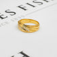 Pre-Owned 18ct Gold & Diamond Dress Ring Size M