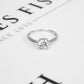 Pre-Owned 9ct White Gold CZ Dress Ring Size Q