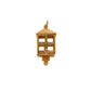 Pre-Owned 9ct Gold Lantern & Candle Charm