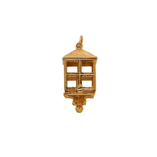 Pre-Owned 9ct Gold Lantern & Candle Charm