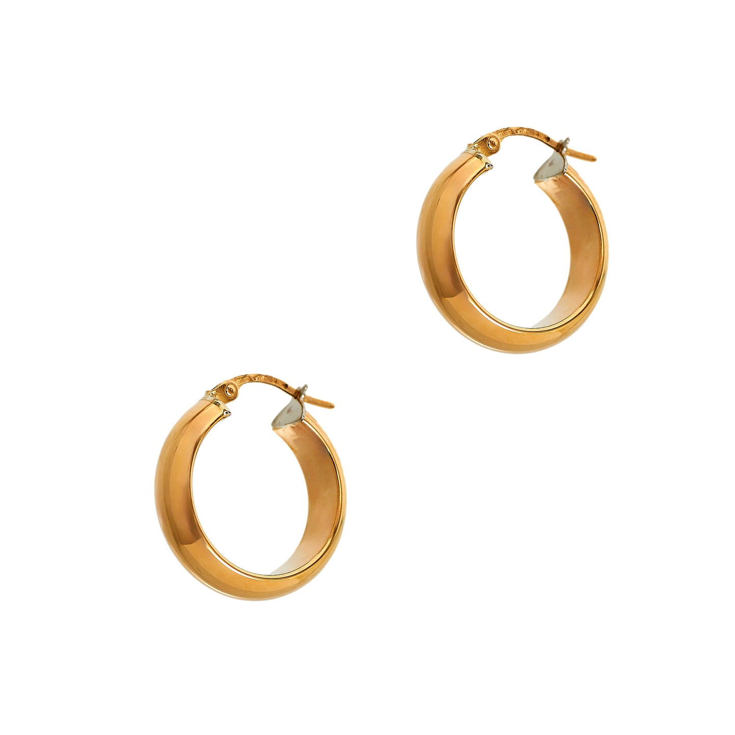 Pre-Owned 9ct Gold Hollow Creole Hoop Earrings 20mm x 19mm