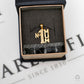 Pre-Owned 9ct Gold Multi Texture No 1 Mum Pendant