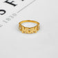 Pre-Owned 9ct Gold CZ MUM Cherish Ring Size G